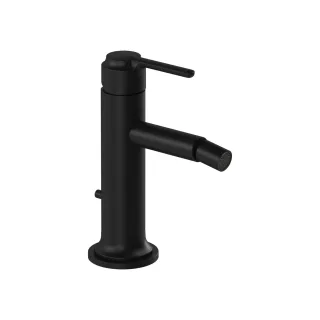 VitrA Origin Classic Einhebel-Bidetmischer mit Ablaufgarnitur Einlochmontage Schwarz Matt,A4288836 A4288836