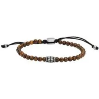 Fossil Armband Schmuck Geschenk Edelstahl Armschmuck JEWELRY, mit Hämatit, Tigerauge, Sodalith oder Malachit