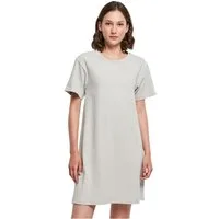 urbandreamz Jerseykleid Damen Kleid Shirt Tee Dress Shirt Mittel Lang Rundhals