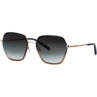 Marc O'Polo Sonnenbrille Modell 505122 Form Hexagon, Logoschriftzug auf Bügel, Metallfassung