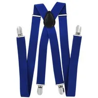 axy Hosenträger Herren Hosenträger 4 Stabile Clips X-Form 2,5cm Breit verstellbar und elastisch 120cm Lang