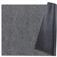 ANRO Läufer Teppichläufer POET Sauberlaufmatte Fußmatte Teppich Läufer, eckig, Höhe: 5 mm, Bodenläufer 100x80cm Meliert Grau Breite 80cm