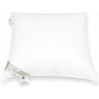 Betten Hofmann Federkopfkissen Betten Hofmann Canada Feder-Daunen-Kopfkissen 80x80cm 15% Daunen 950g, Füllung: 85% Federn, 15% Daunen, Bezug: 100% Baumwolle, Seitenschläfer, Rückenschläfer, strapazierfähig, made in Germany, allergikergeeignet