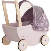 howa Puppenwagen rainbow, aus Holz mit faltbarem Verdeck