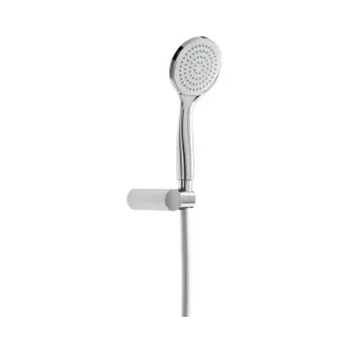 Herzbach Living Spa Wannenset 11.620224.3.01 mit Konushalter round, Brauseschlauch 1.600mm, chrom