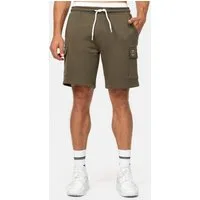 Indicode Sweatshorts Herren Dannie Sweat Shorts Herrenshorts Cargo Sweatshorts mit Kordelzug
