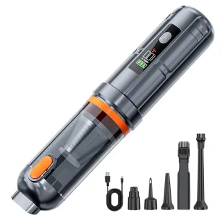 Tevorex 15000PA Handheld Vacuum Rechargeable Portable Cordless Compressed Air Duster with Brushless Motor Air Blower for