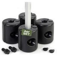 Sekey Beschwerungsgewicht Pavillonstandfüße 4er Set Pavillon Gewichte Belastung bis zu 64 kg, Gartenzelte, Pavillons, Partys, Pavillon-Standfuß, flexibel befüllbar: Sand, Steine oder Wasser