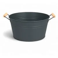 LIVLIG Pflanzkübel LIVLIG Zinkwanne ø40cm, Rund