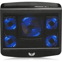 Blumax NOTEBOOK LAPTOP KÜHLER COOLER KÜHLPAD STÄNDER 5 x LED LÜFTER Kamera-Akku