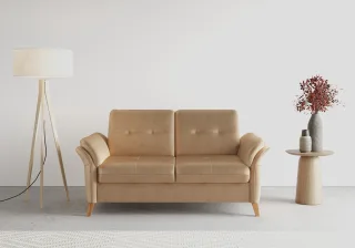 sit&more 2-Sitzer "Göteborg" inklusive Sitztiefenverstellung und Federkern