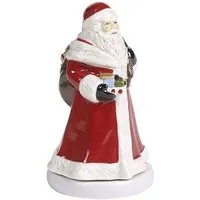 Villeroy & Boch Dekofigur Nostalgic Melody Santa drehend, rot, 8 x 8 x 15 cm (1 St)