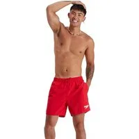 Speedo Badeshorts Speedo Herren Badeshorts Boom Logo 16" 8-124336446 rot