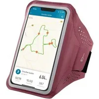 Hama Handyhülle Sport-Armband Wasserfest Tasche XXL Rose, Jogging Bag Schutz-Hülle Tasche für Handy Smartphone iPhone 15 14 13