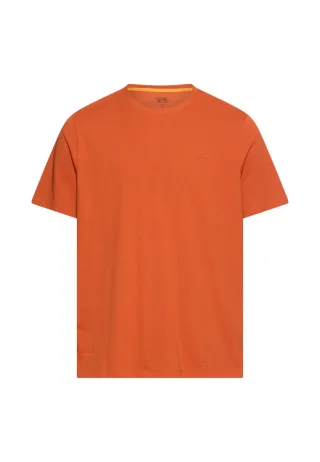 camel active - Basic T-Shirt Regular Fit orange - Gr. - XL