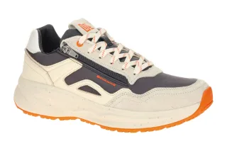 Waldl?ufer 985001 H-MAX Herren Sneakers Beige/Blau/Orange - Extra Weit