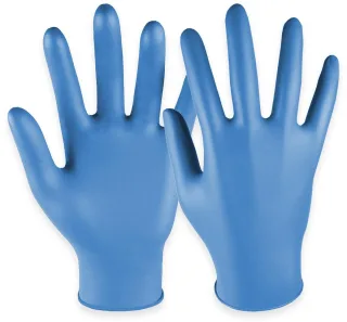 HASE SAFETY GLOVES Einweghandschuhe aus Nitril, EN 374-1, EN 420 Größe 8, 100 Stück