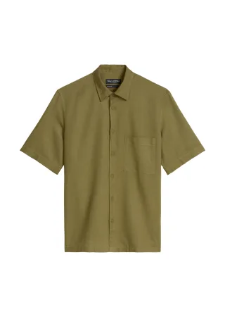 Marc OPolo Casual - Kurzarm-Hemd regular fresh seaweed - Gr. - M