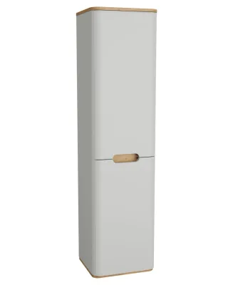 VitrA Sento Hochschrank 2 Türen Türanschlag rechts Hellgrau Matt,66023 66023