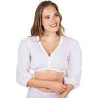MarJo Dirndlbluse Dirndlbluse - WALLGAU - weiß