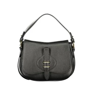 Coccinelle Schwarze Leder Damenhandtasche