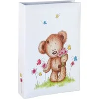IDEAL TREND Fotoalbum Baby Bear Flower Fotoalbum für 300 Fotos in 10x15 cm Kinder Memoalbum