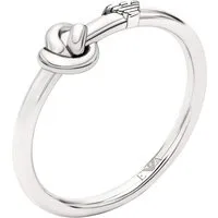 Emporio Armani Fingerring Schmuck Geschenk Silber 925 Knoten-Optik