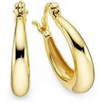 Bruno Banani Paar Creolen Schmuck Geschenk Klappcreole Silber gelbgoldfarben vergoldet