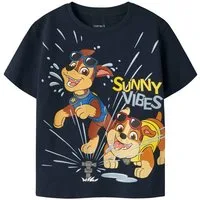Name It T-Shirt NMMMACAS PAW SS NREG TOP CPLG Baumwollmischung, regular fit