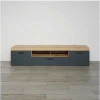 Home affaire Lowboard Tyler TV-Kommode (Packung, 1 St), TV-Lowboard, Hirnholzapplikationen, Breite 230 cm