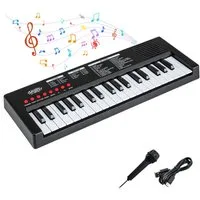 COSTWAY Home-Keyboard (1-St), Kinder Klavier Keyboard, 37 Tasten E-Piano, tragbar