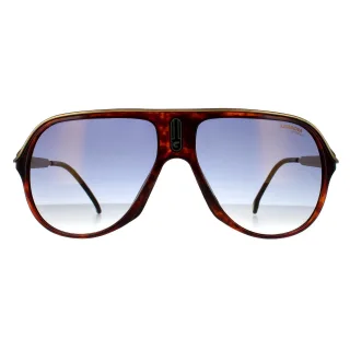 Carrera Rectangle Unisex Dark Havana Grey Bronze Mirror 90041091