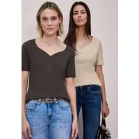 STREET ONE T-Shirt im soften Baumwoll-Mix