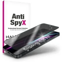 Nalia Schutzfolie Samsung Galaxy S25 FE, Anti-Spy Privacy Glas / 9H Display Schutzglas / Sicht- & Blickschutz