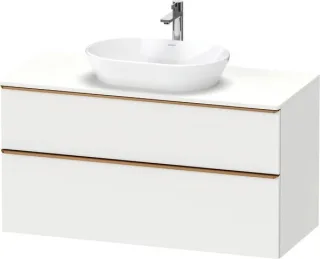Duravit D-Neo Konsolenwaschtischunterbau wandhängend Weiß Matt 1200x550x664 mm - DE4969004180000 DE4969004180000