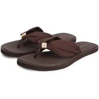 Tommy Hilfiger TH SCANDI SOFT SUMMER SANDAL Zehentrenner Sommerschuh, Strandschuh mit Schmuckelement