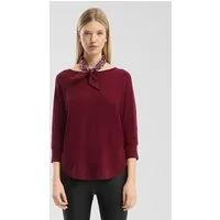 QS Longpullover Strickpullover Strickpullover aus Viskosemix