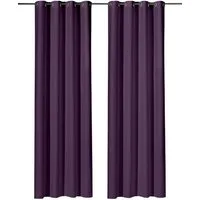 Weckbrodt Vorhang Vito (1 St), Ösen, blickdicht, Satin, Microvelour, blickdicht, Unifarben, Gardine, Store