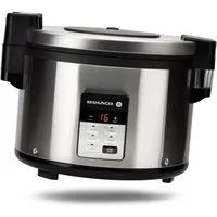 Reishunger Reiskocher Gastronomie Reiskocher für 32 Personen - Warmhaltefunktion & Timer, 1900 W