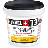 Level+ Dispersionskleber Styroporkleber Dispersionkleber Dekor Deckenplatten L+13 - 1,5KG