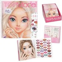 Depesche Stickerbuch TOPModel Dress Me up Face Stickerbuch - Make-up & Beauty