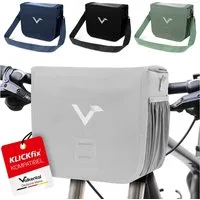 Valkental Lenkertasche Fahrradtasche vorne mit Handyfach, Klickfix-kompatibel, wasserdicht & reflektierend