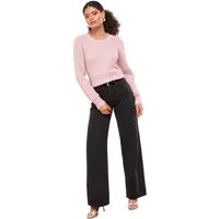 LIPSY Rundhalspullover Lipsy Strickpullover mit Lametta (1-tlg)