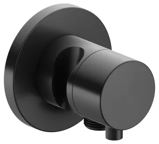 Keuco Absperrventil IXMO Comfort 59541,rund Schlauchanschl./Brauseh.Schwarzchrom geb,59541131201 59541131201