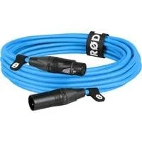 Premium XLR-Kabel XLR6M-B blue blau, 6 Meter