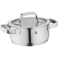 WMF Bratentopf Compact Cuisine, Cromargan® Edelstahl Rostfrei 18/10 (2-tlg), wärmeduzierende Hohlgriffe, Innenskalierung, Schüttrand