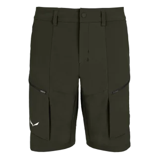 SALEWA - Puez Durastretch Cargo Shorts Herren - Grün (Gr.46)