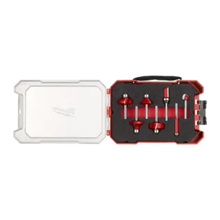 Milwaukee Fräsersatz 1/4" Schaft 7-teilig - 4932501048