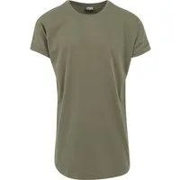 URBAN CLASSICS T-Shirt Urban Classics Herren Long Shaped Turnup Tee (1-tlg)