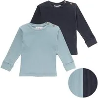 People Wear Organic Langarmshirt im 2er Pack aus Bio Baumwolle GOTS zertifiziert